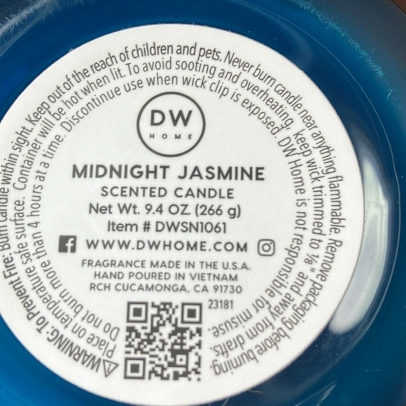 DW Home: Coconut Wax Blend- Midnight Jasmine Scent- 9 oz - Picture 4 of 6